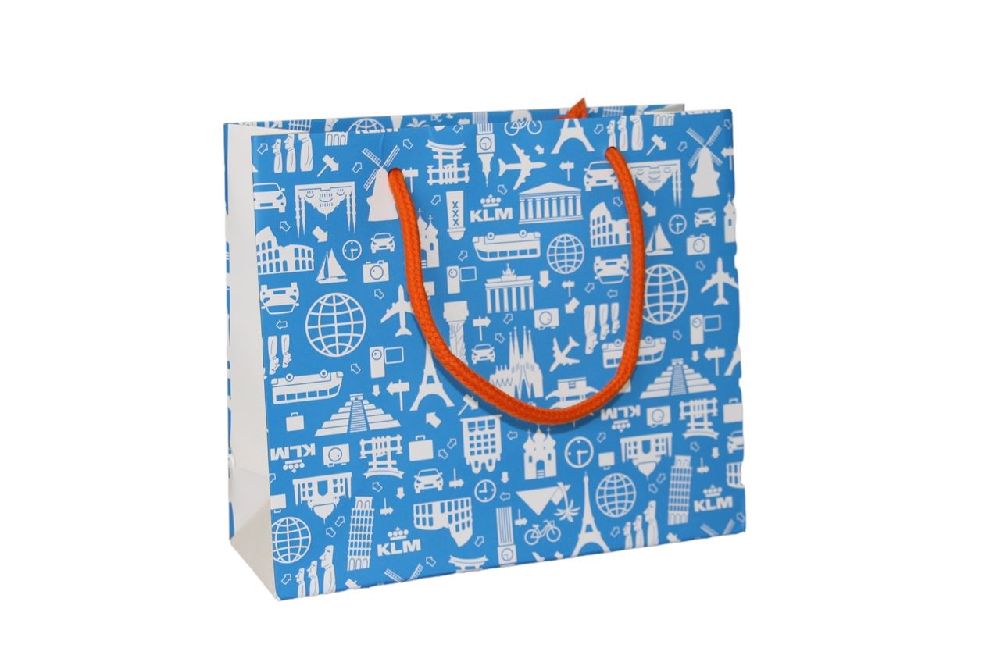 Herbruikbare tas met bedrukking