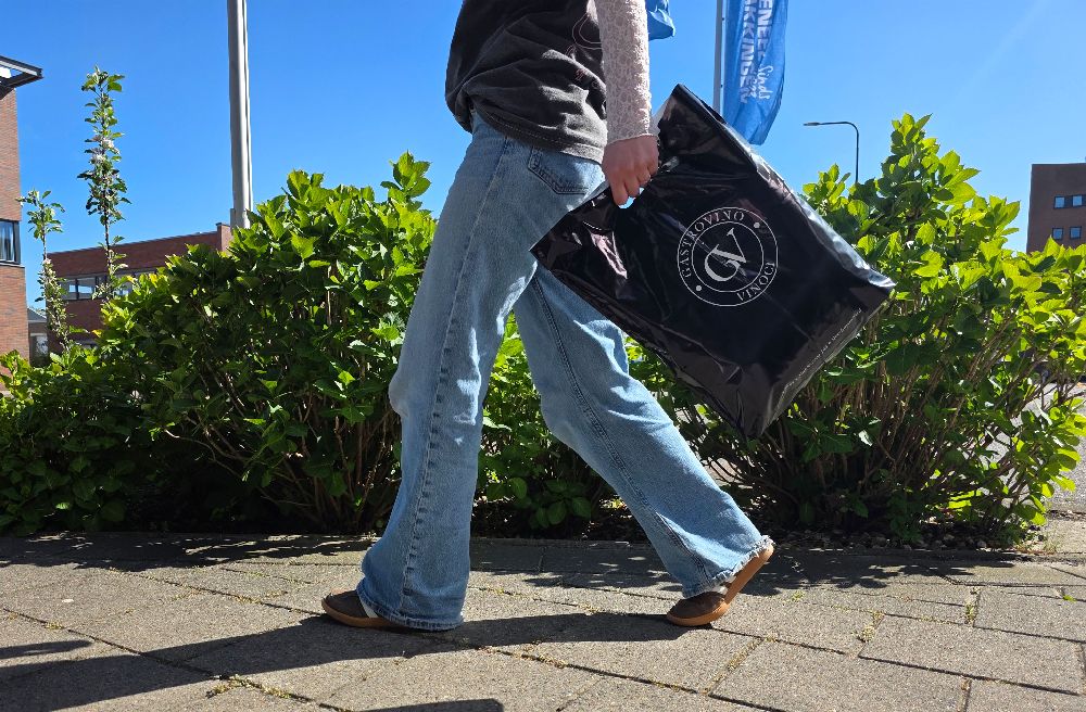 Plastic tas met bedrukking