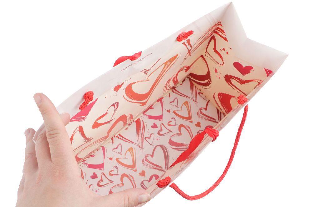 Detail van plastic tas